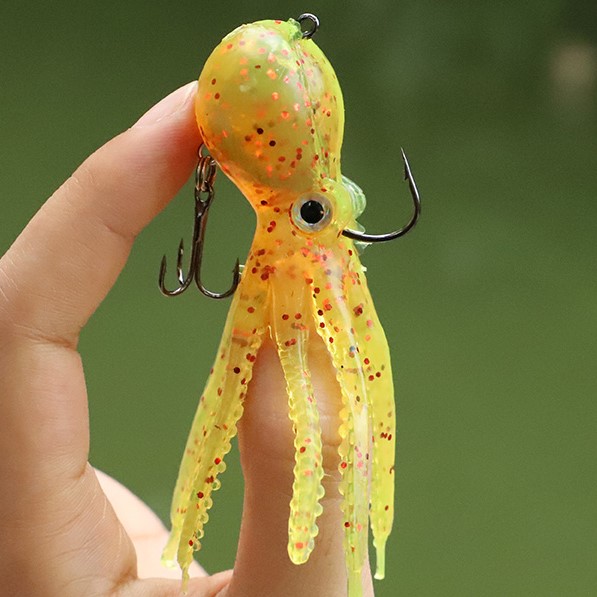 Octopus Squid Soft Bait Simulated Fake Bait Deep Sea Soft Bait