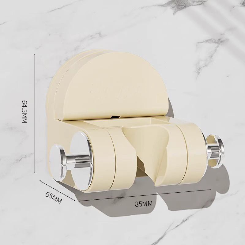 Integrated Suction Cup Shower Rack Wall Mounted Non Perforated Shower Fixture