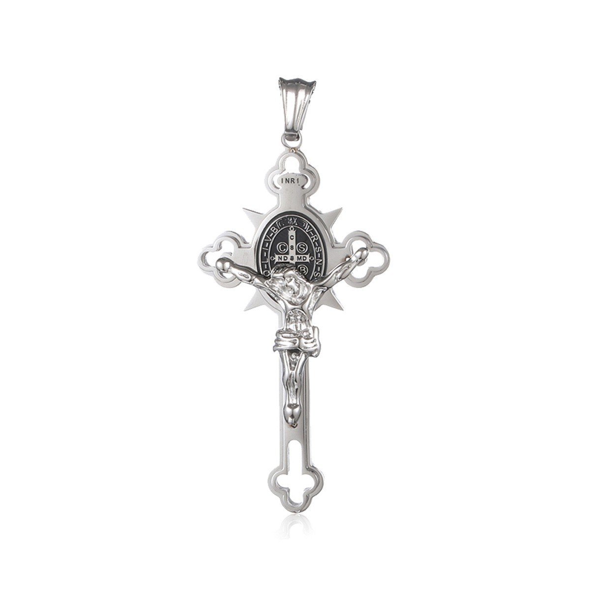 🙏 49% OFF🙏ST.Benedict Protection Cross Power Pendant Necklace