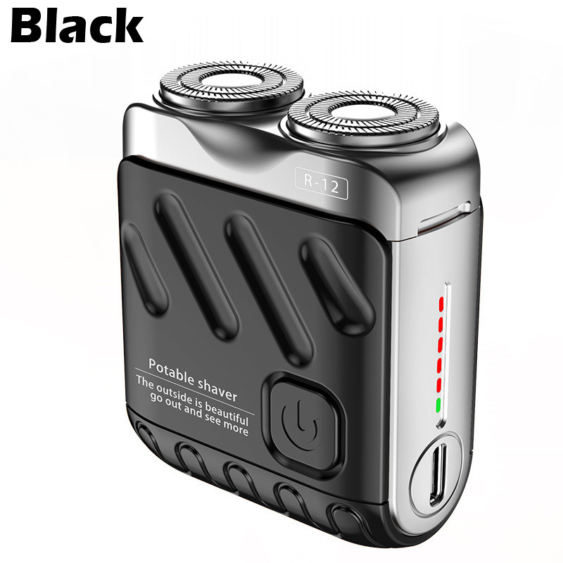 US1-Super mini electric shaver. Portable space-saving shaver for travelers. 9000 rpm, IPX7 waterproof.