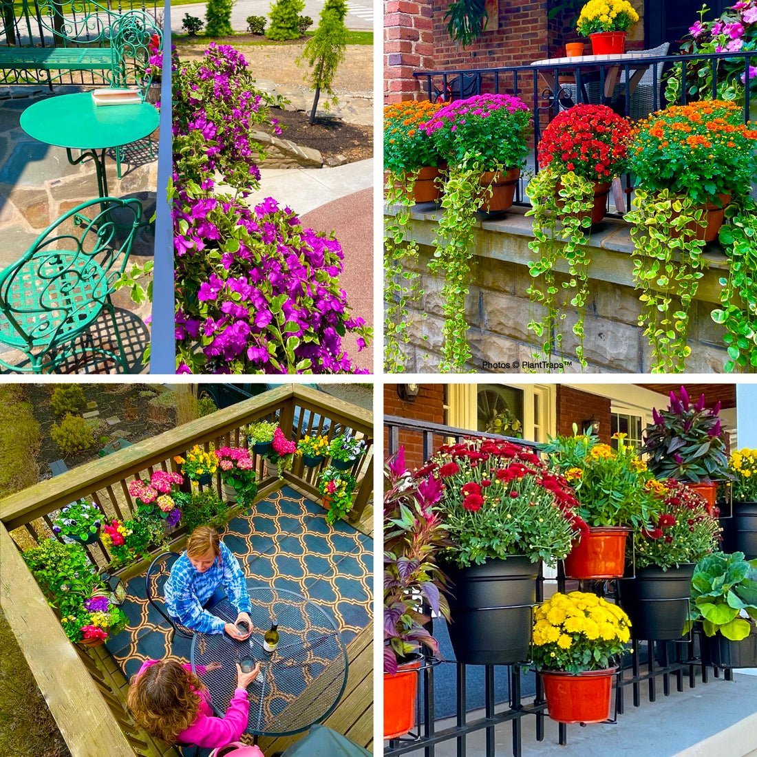 Last Day 49% OFF -  Floating Railing Planter - Plant Clip