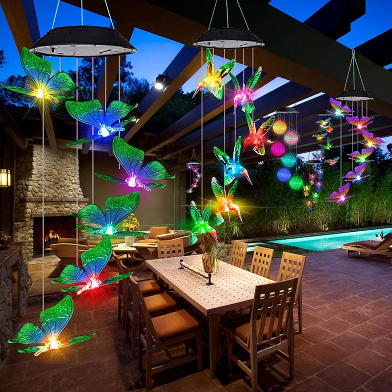 ✨Last Day 75%OFF - 💥Solar Wind Chimes Decorative Lanterns