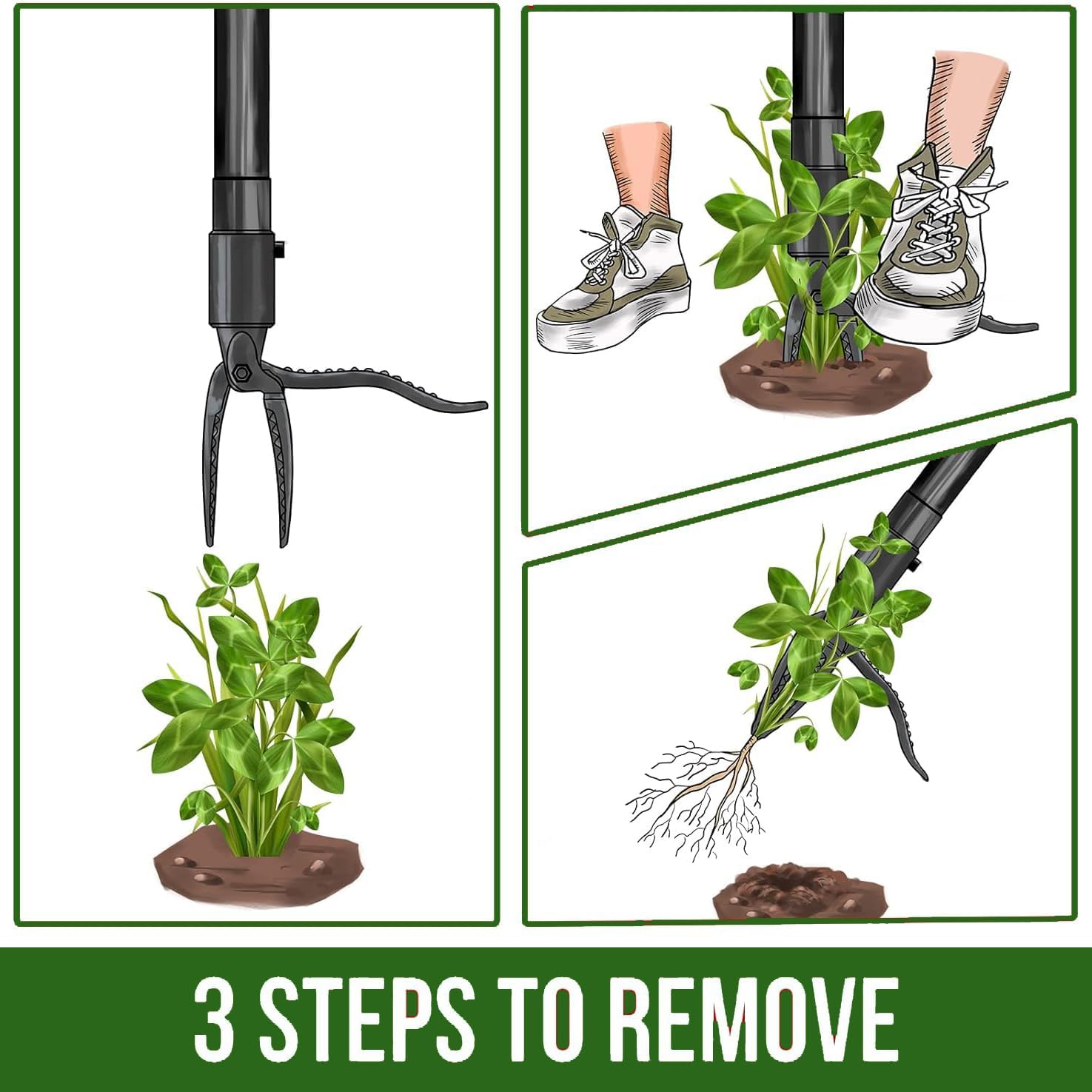 🔥2024 HOT SALE 45% OFF-Detachable Stand Up Weed Puller