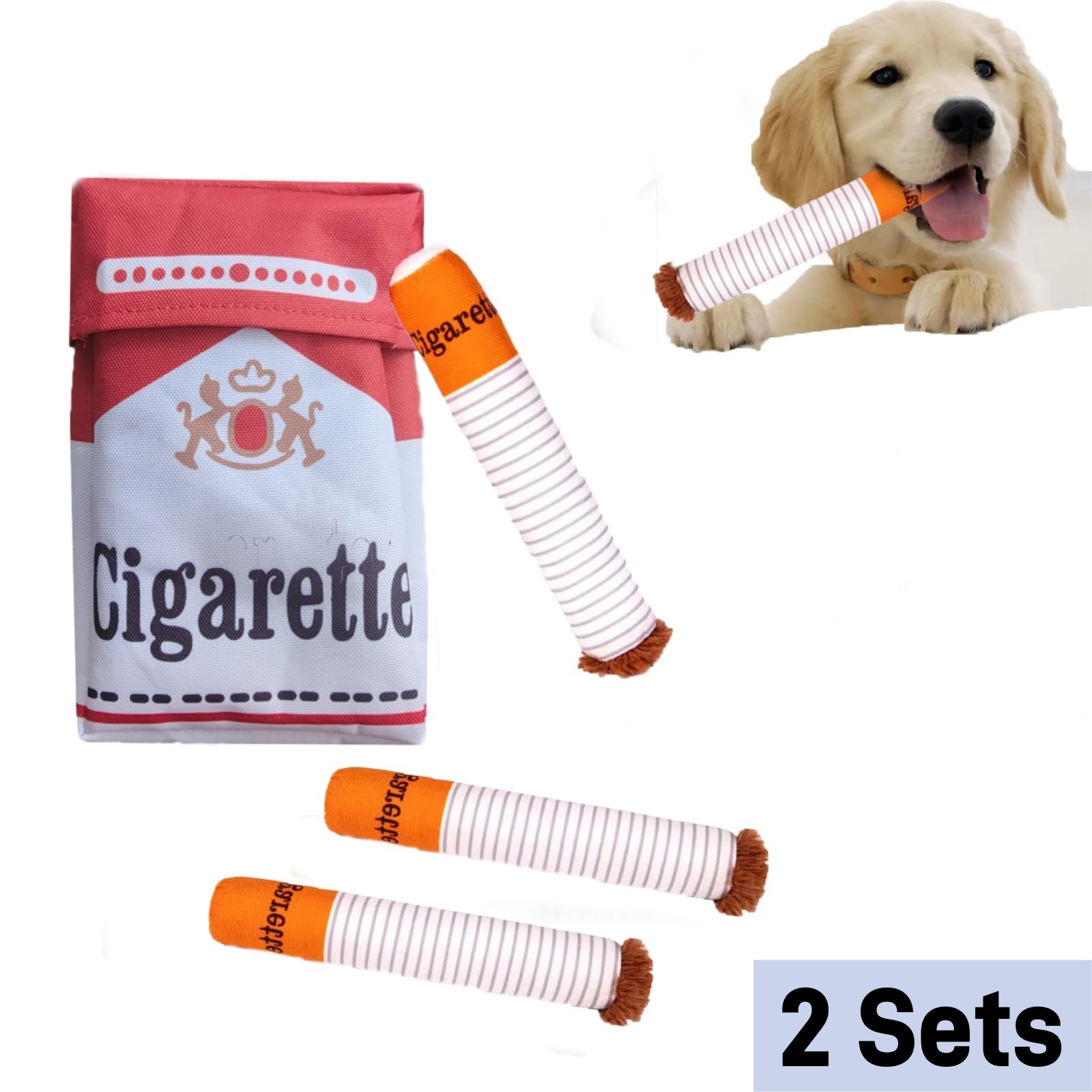 Interactive Cigarettes Dog Toy