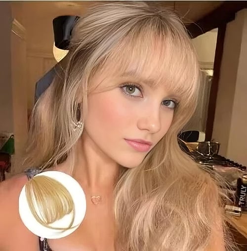 🔥Warehouse Clearance 50% 🎀Clip in Bangs (High temperature filament) 