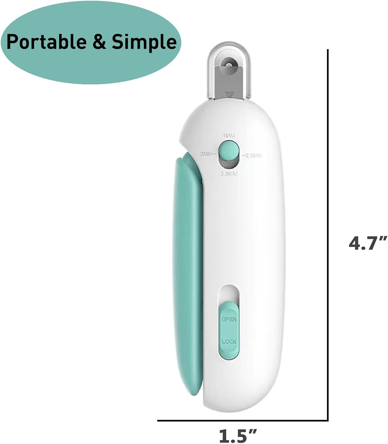 Adjustable Size Anti-Cat Claw Bloodline Gravity Nail Clippers