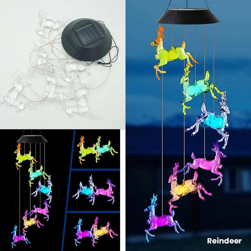 ✨Last Day 75%OFF - 💥Solar Wind Chimes Decorative Lanterns