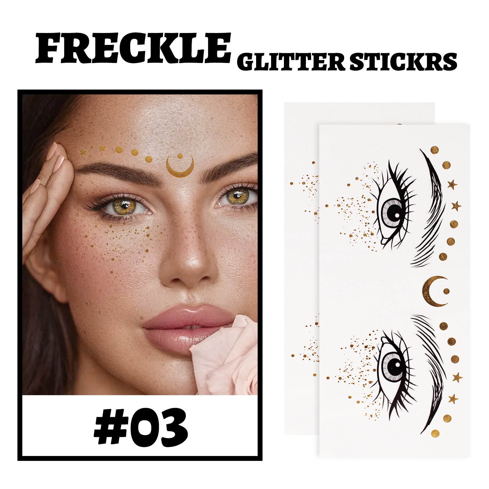 FlexiBae Glitter Speckles Makeup Patches | Buy One Get One Free (10pcs/Pack)