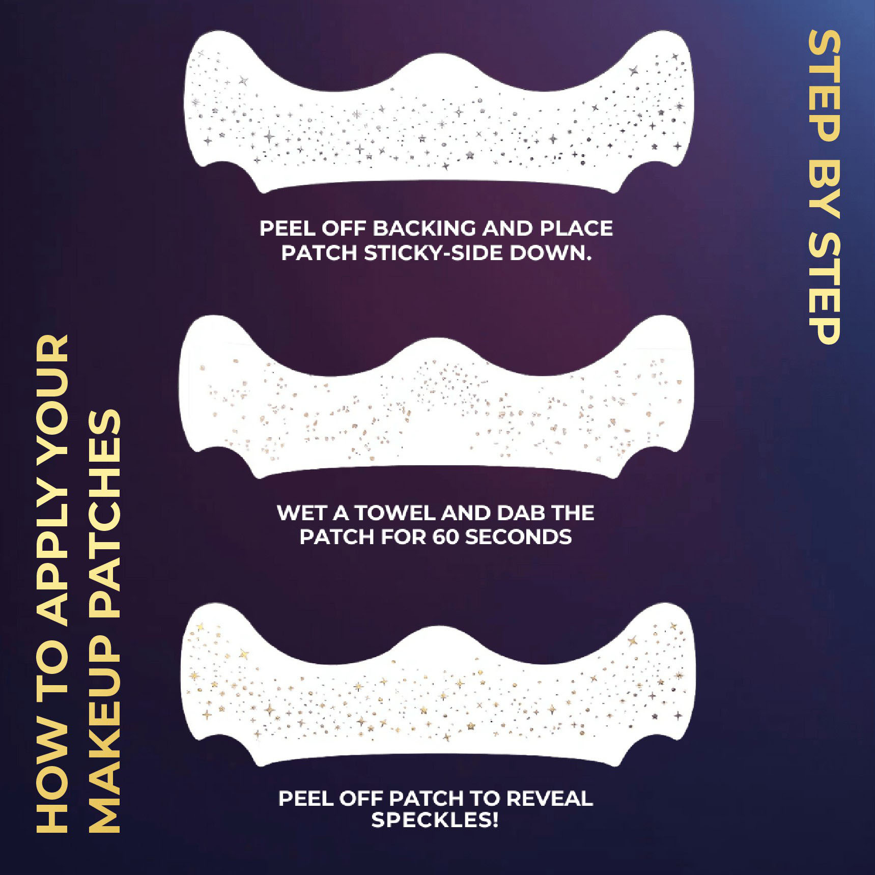 FlexiBae Glitter Speckles Makeup Patches | Buy One Get One Free (10pcs/Pack)
