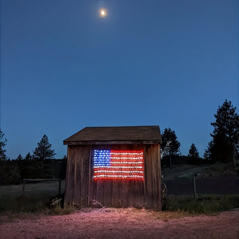 American advanced flag light LED solar light string
