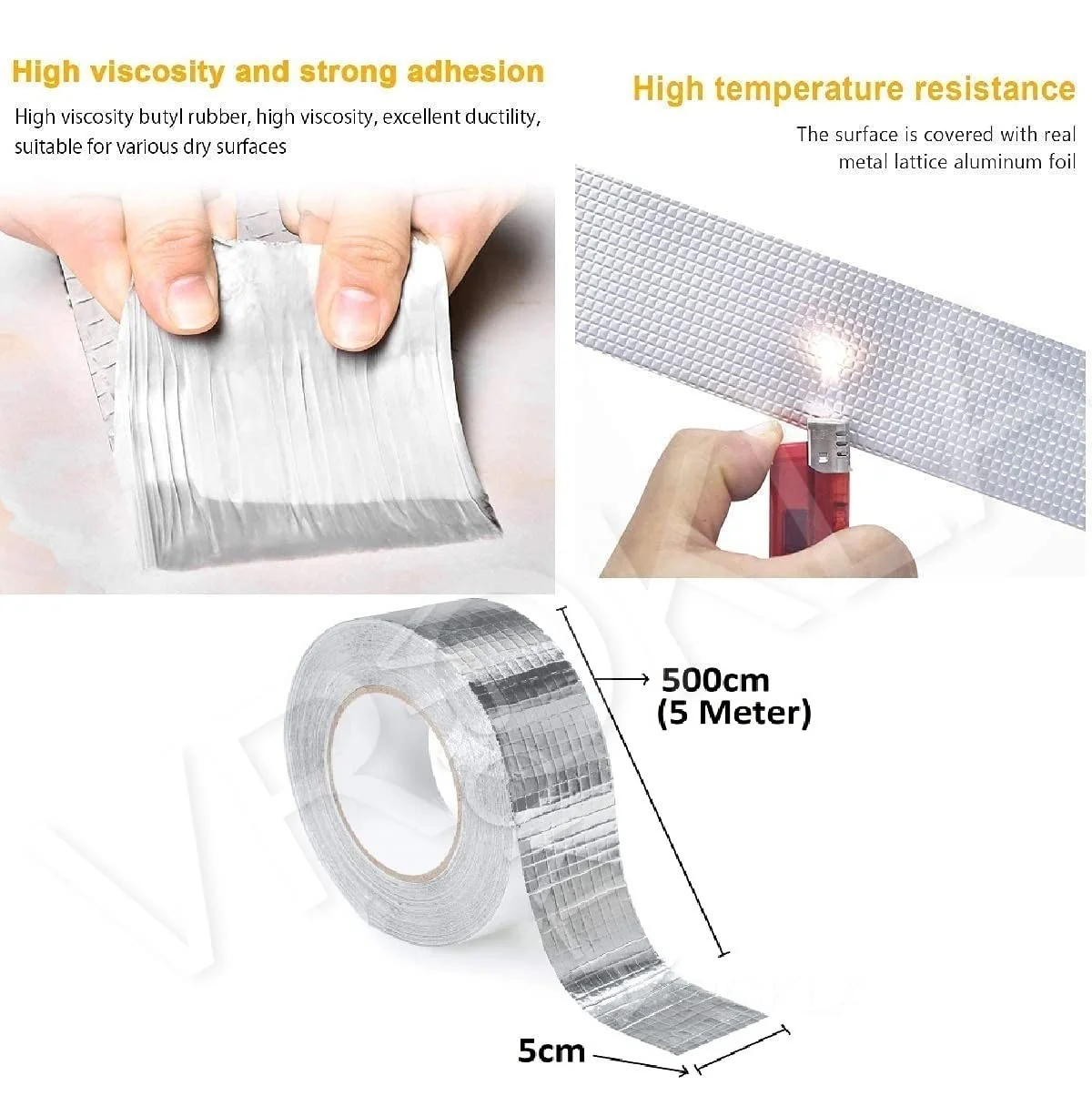 2024 New Strong Butyl Adhesive Tape - Fireproof, waterproof, semi-permanent tape