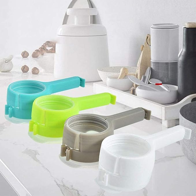 Easy Dump and Seal Food Storage Bag Closures