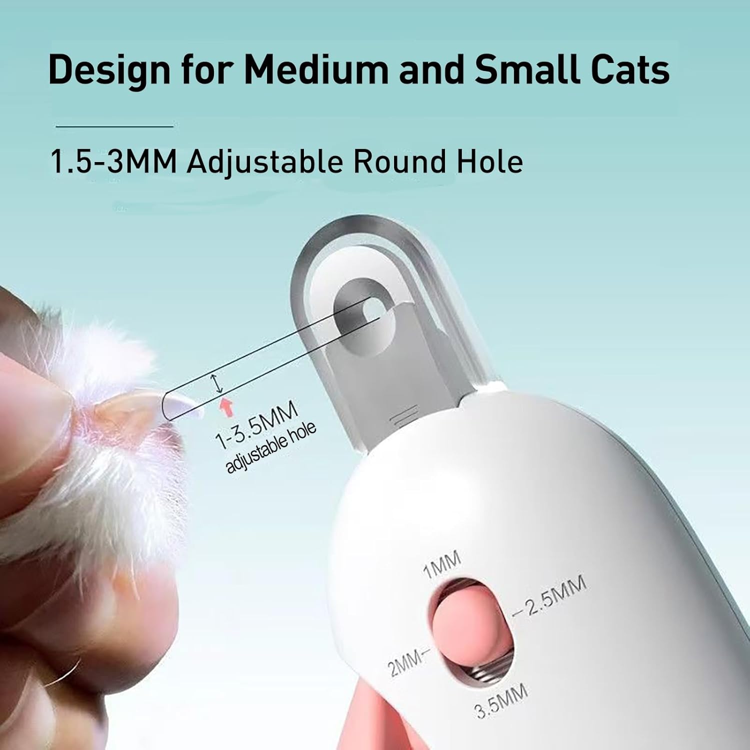 Adjustable Size Anti-Cat Claw Bloodline Gravity Nail Clippers