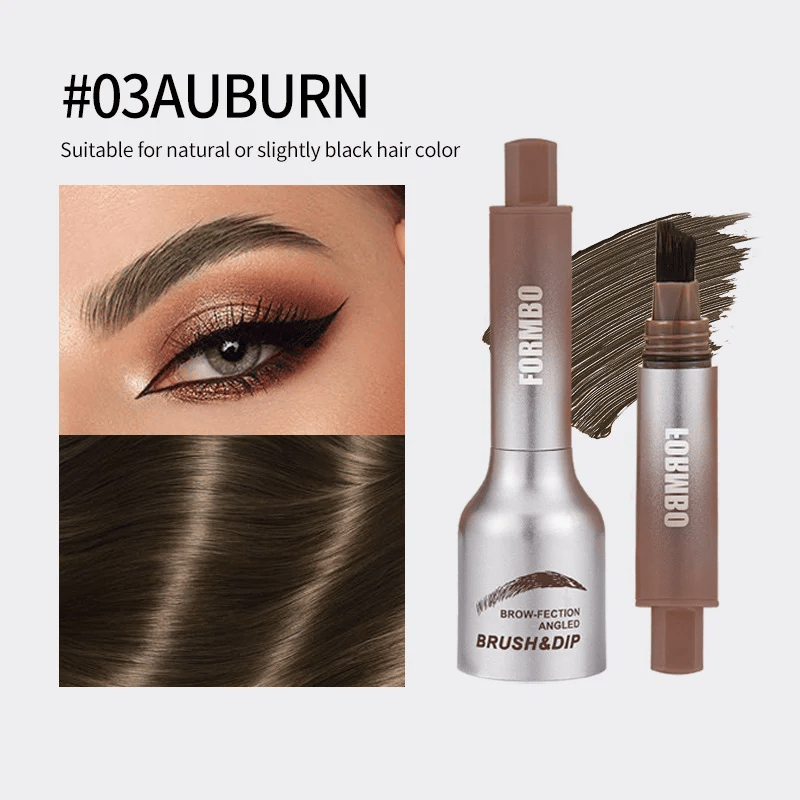 🎁Buy 1 Get 1 Free(2 PCS)🎁Brow-Fection Angled Brush & Dip Liquid Eyebrow Gel