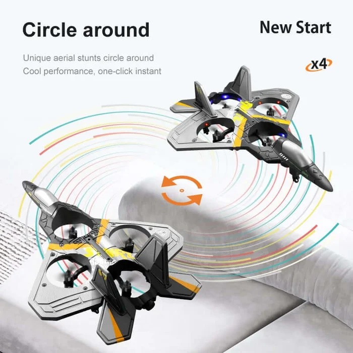 (🎄2023 CHRISTMAS SALE - 70% OFF🎁) V17 Jet Fighter Stunt RC Airplane ✈️