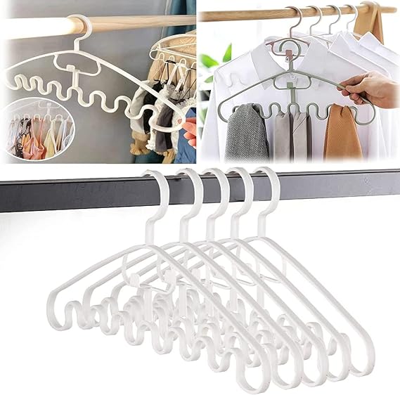 ✨2023 Stackable Hanging Wave Hanger（Set of 6）
