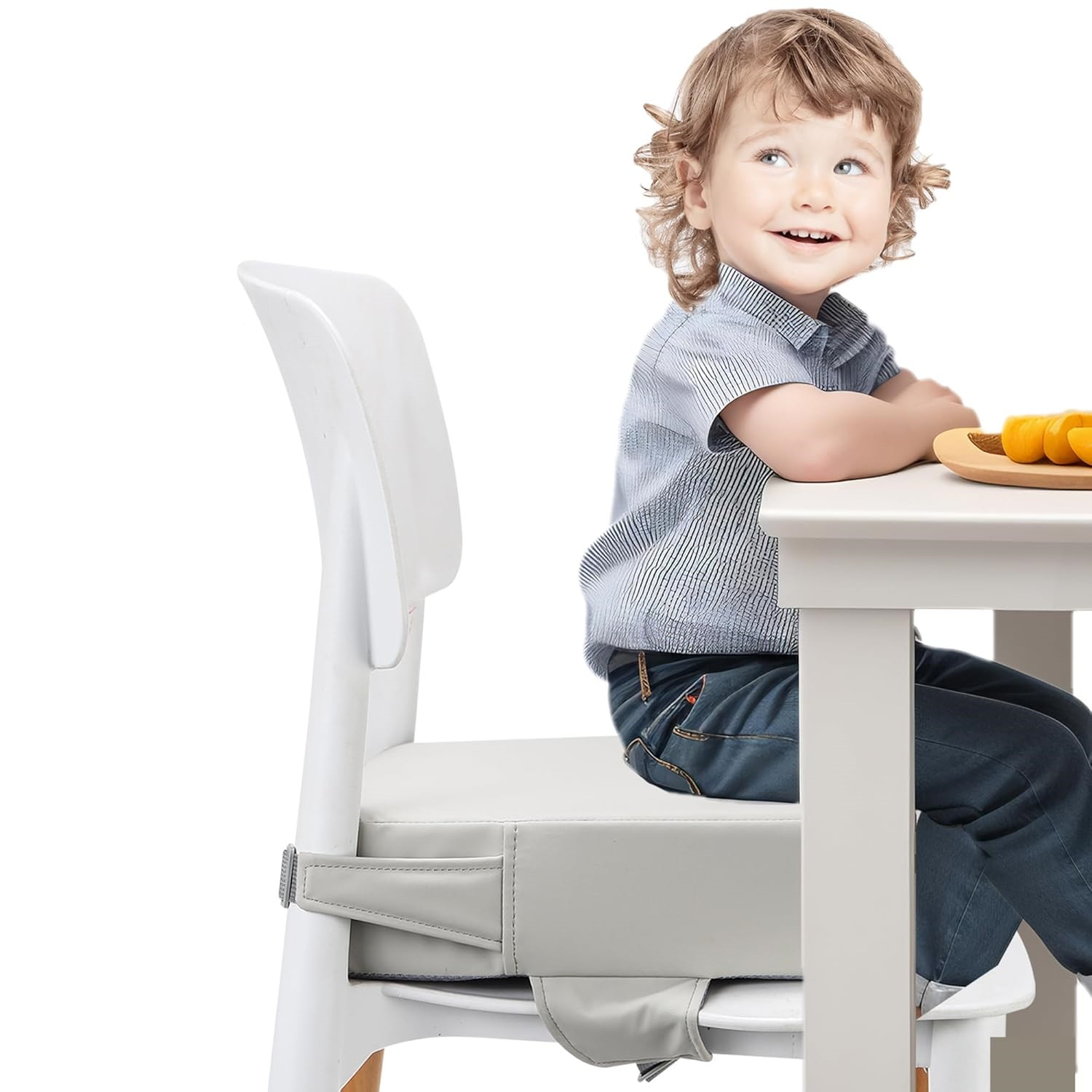 Toddler Booster Seat with Safety Buckles