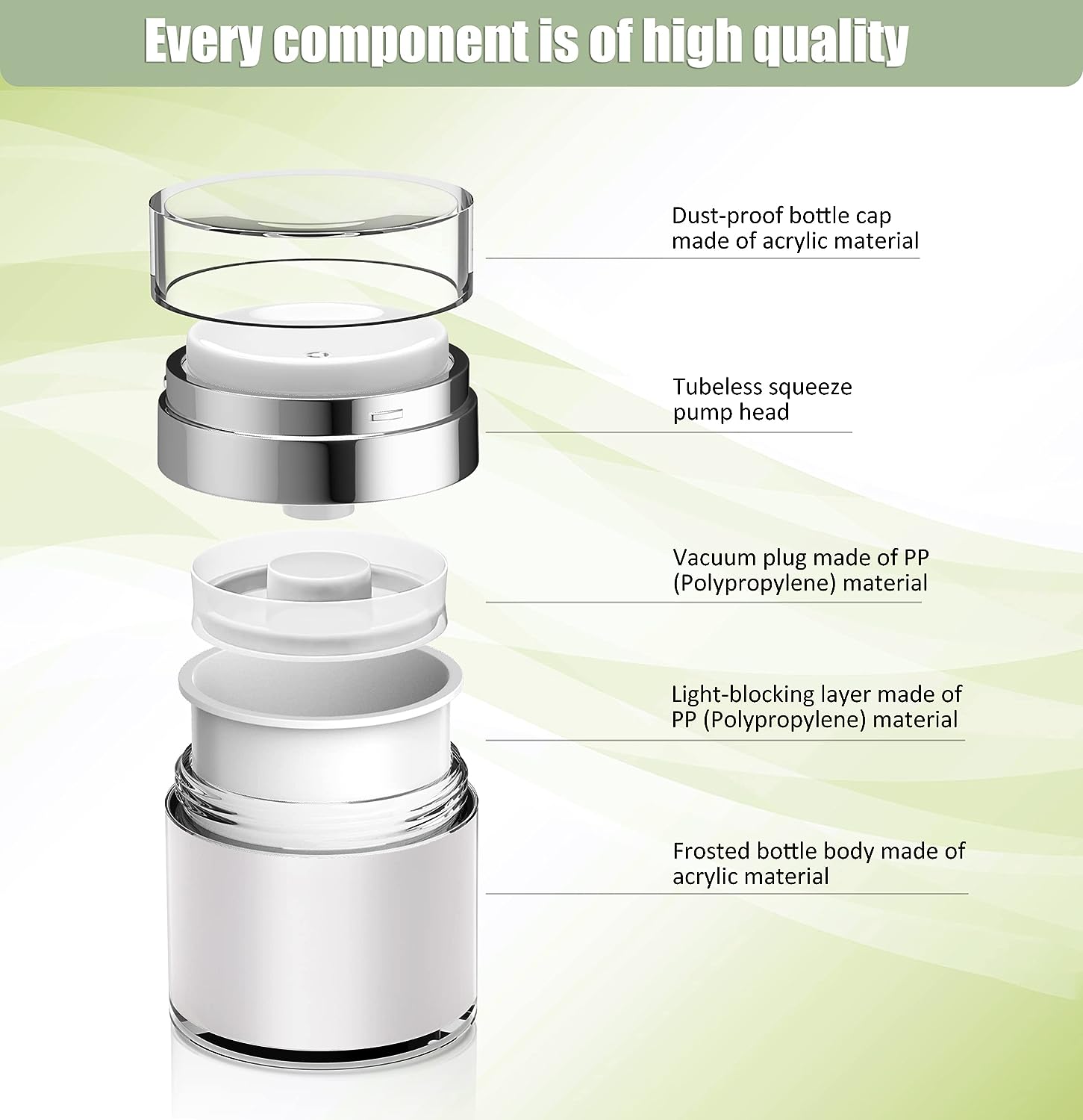 Cream  Airless  Bottle