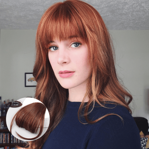 🔥Warehouse Clearance 50% 🎀Clip in Bangs (High temperature filament) 