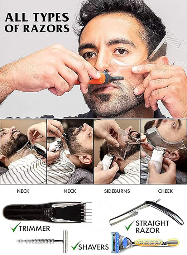 Beard Comb & Style Model