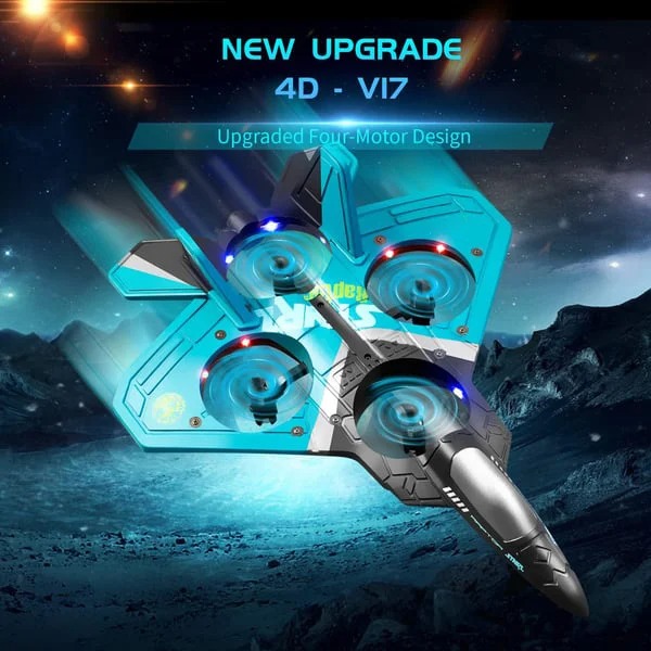 (🎄2023 CHRISTMAS SALE - 70% OFF🎁) V17 Jet Fighter Stunt RC Airplane ✈️