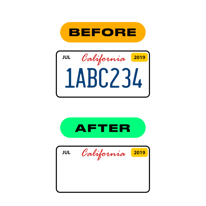 License Plate Spray