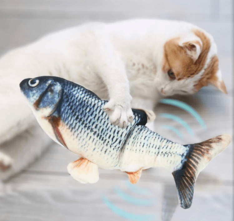 Interactive Floppy Fish Cat Toy - Perfect for Pouncing and Playtime!