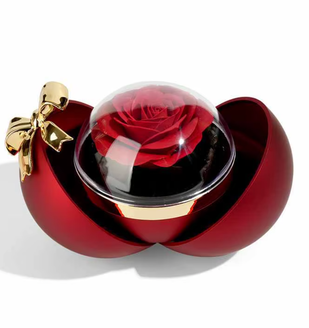 🌟 "I LOVE YOU" NECKLACE & ETERNAL ROSE 🌹 - LUX SPHERE GIFT 💖