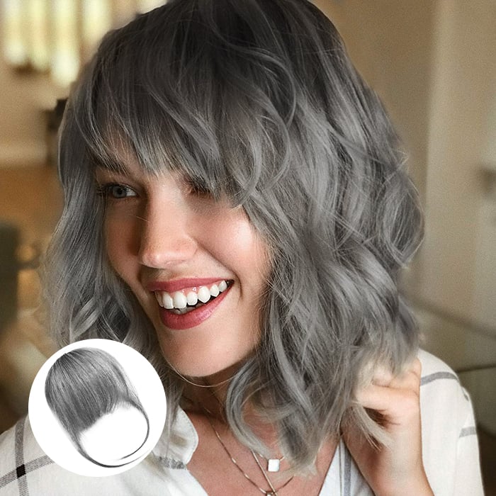 🔥Warehouse Clearance 50% 🎀Clip in Bangs (High temperature filament) 