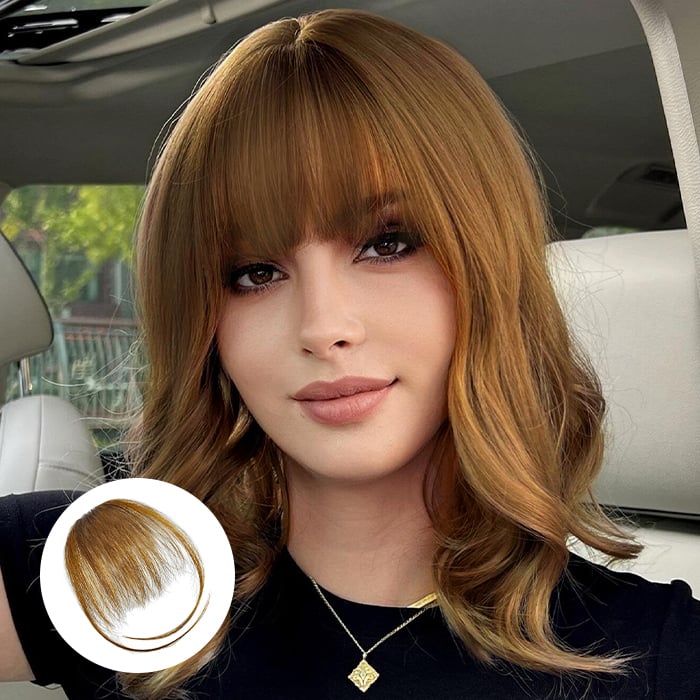 🔥Warehouse Clearance 50% 🎀Clip in Bangs (High temperature filament) 