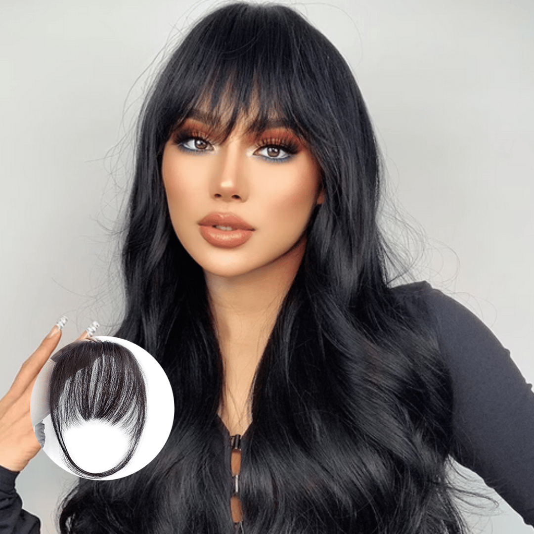 🔥Warehouse Clearance 50% 🎀Clip in Bangs (High temperature filament) 