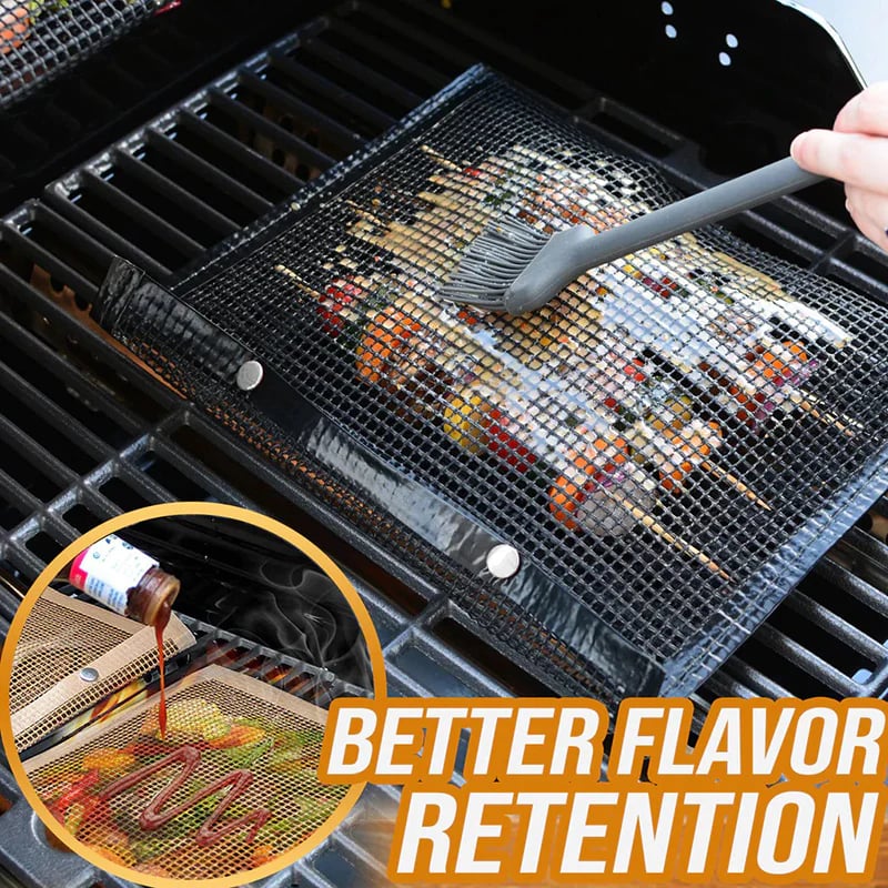 🔥 BIGGEST SALE - 49% OFF🔥🔥Reusable Non-Stick BBQ Mesh Grilling Bags