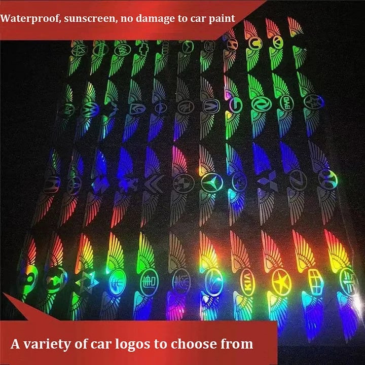 3D Angel Wings Laser Car Sticker ✧4PCS✧