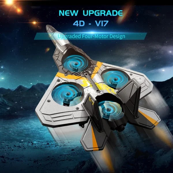 (🎄2023 CHRISTMAS SALE - 70% OFF🎁) V17 Jet Fighter Stunt RC Airplane ✈️