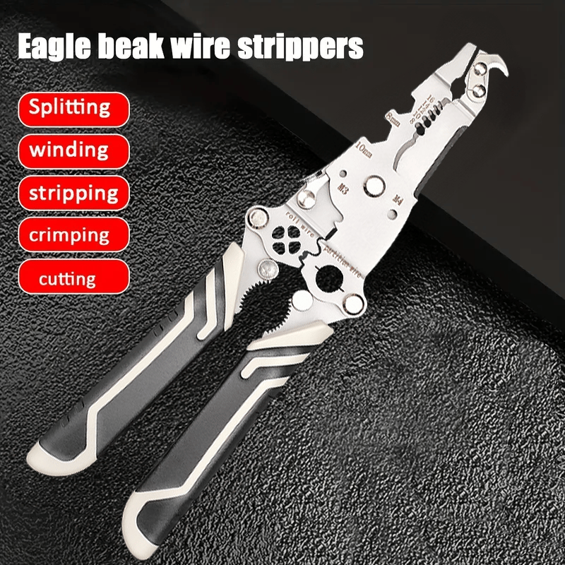 Multi-Functional Folding Wire Stripping Pliers