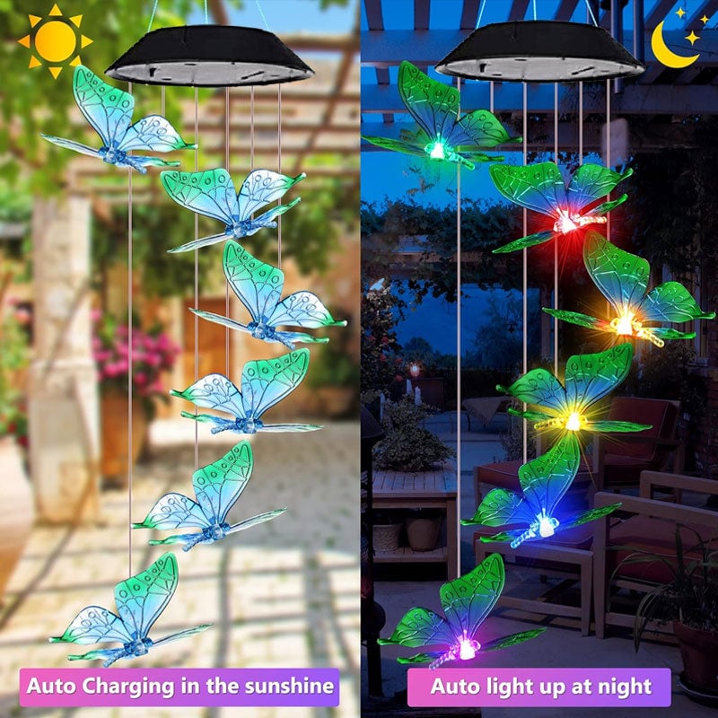 ✨Last Day 75%OFF - 💥Solar Wind Chimes Decorative Lanterns