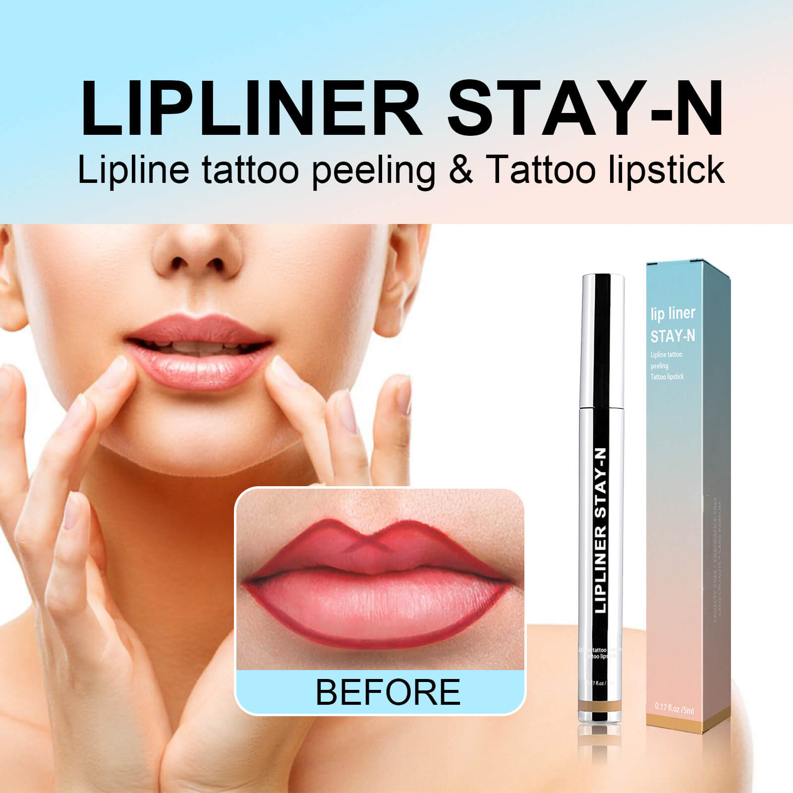 Hot Sale 49% OFF - Long Lasting Tattoo - Peel-Off Lip Liner