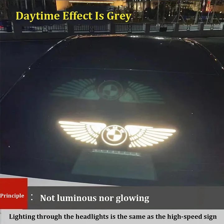 3D Angel Wings Laser Car Sticker ✧4PCS✧