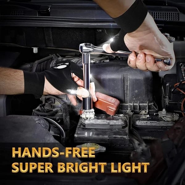 🔥Summer Hot Sale Promotion-49% OFF🔦-LED Waterproof Gloves