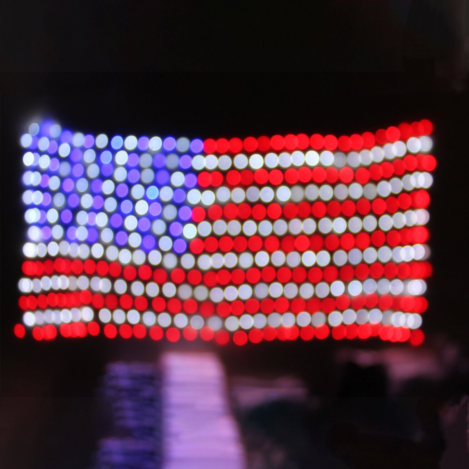 American advanced flag light LED solar light string