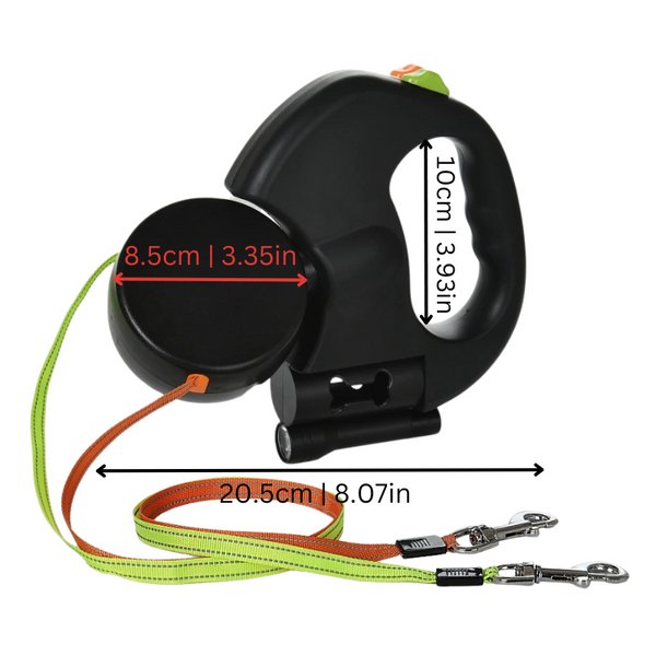 🔥Hot Sale 50% OFF🔥Dual Retractable Dog Leash