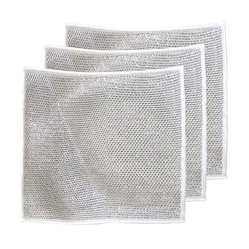 🔥Hot Sale —Multipurpose Wire Dishwashing Rags for Wet and Dry