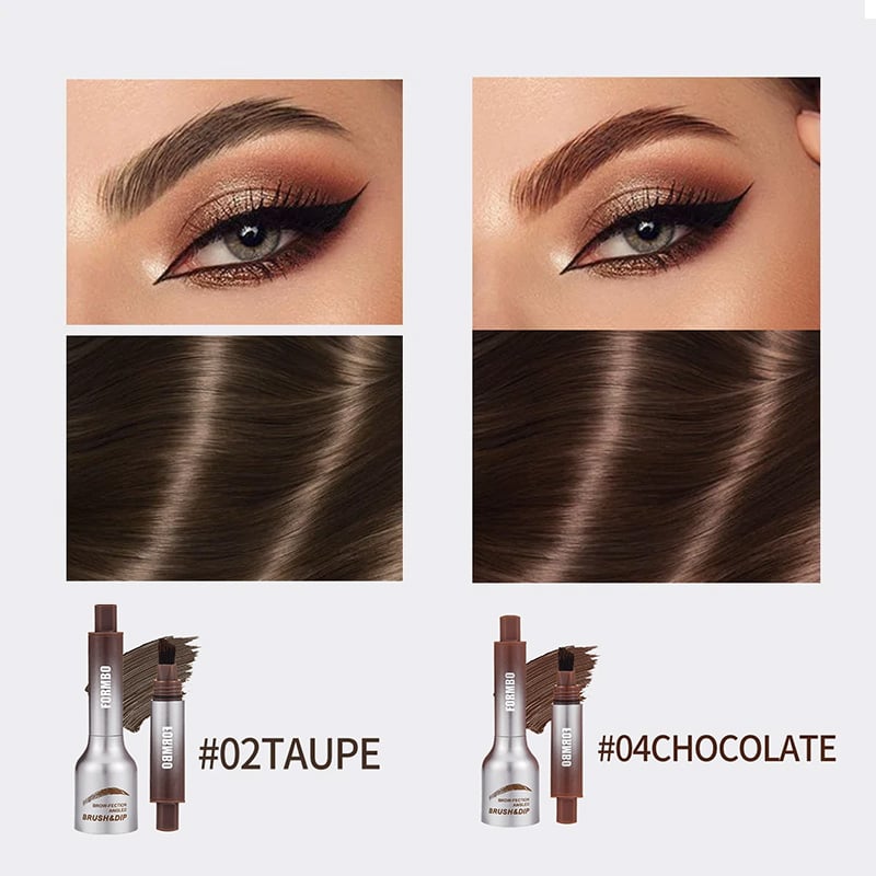 🎁Buy 1 Get 1 Free(2 PCS)🎁Brow-Fection Angled Brush & Dip Liquid Eyebrow Gel