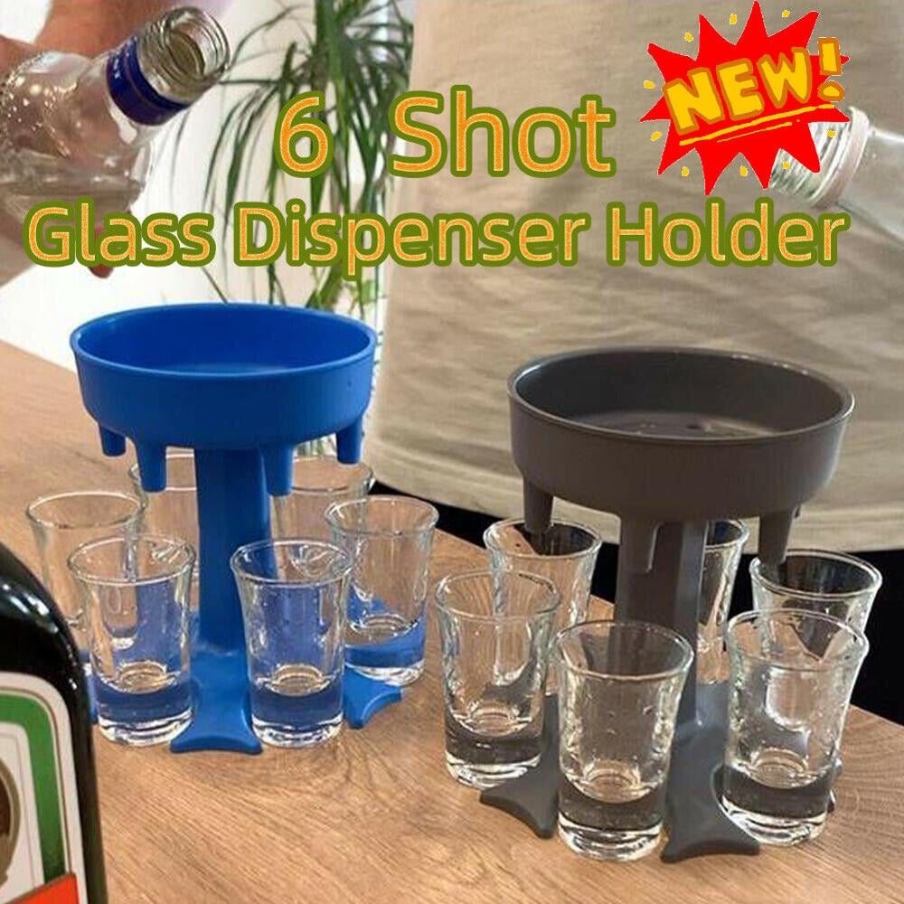 6 Shot Glass Dispenser & Holder