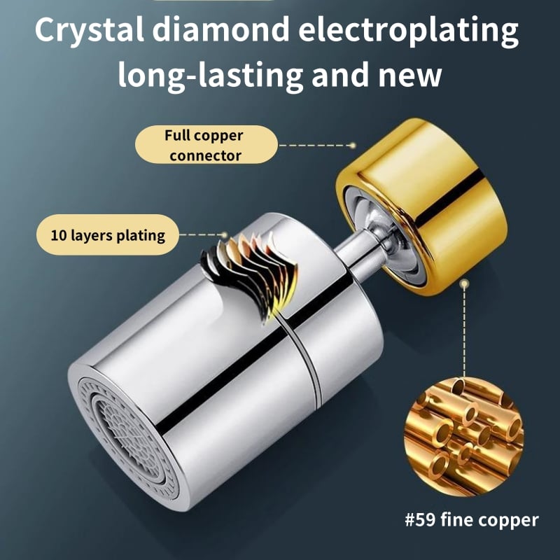 💥Kitchen sink faucet universal splash-proof washing artifact universal joint