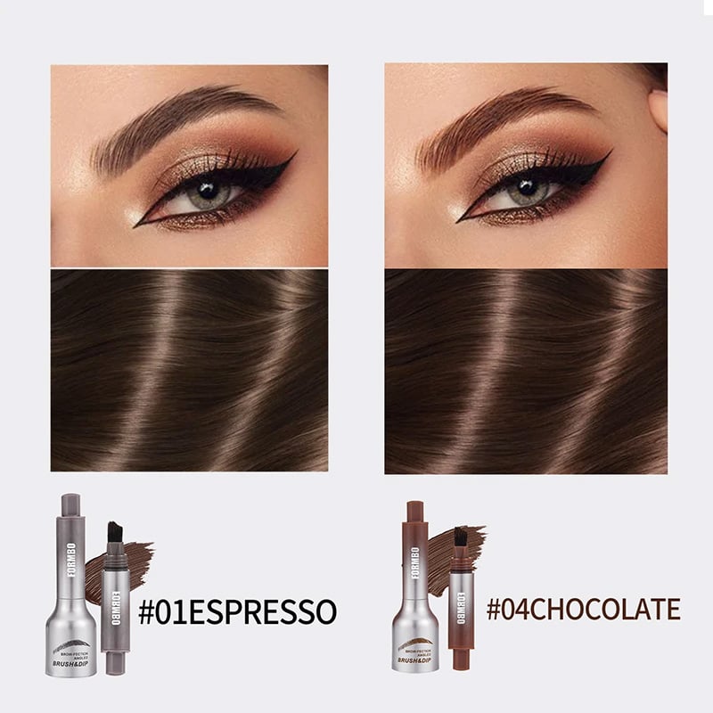 🎁Buy 1 Get 1 Free(2 PCS)🎁Brow-Fection Angled Brush & Dip Liquid Eyebrow Gel