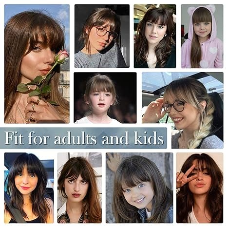 🔥Warehouse Clearance 50% 🎀Clip in Bangs (High temperature filament) 