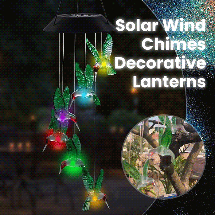 ✨Last Day 75%OFF - 💥Solar Wind Chimes Decorative Lanterns