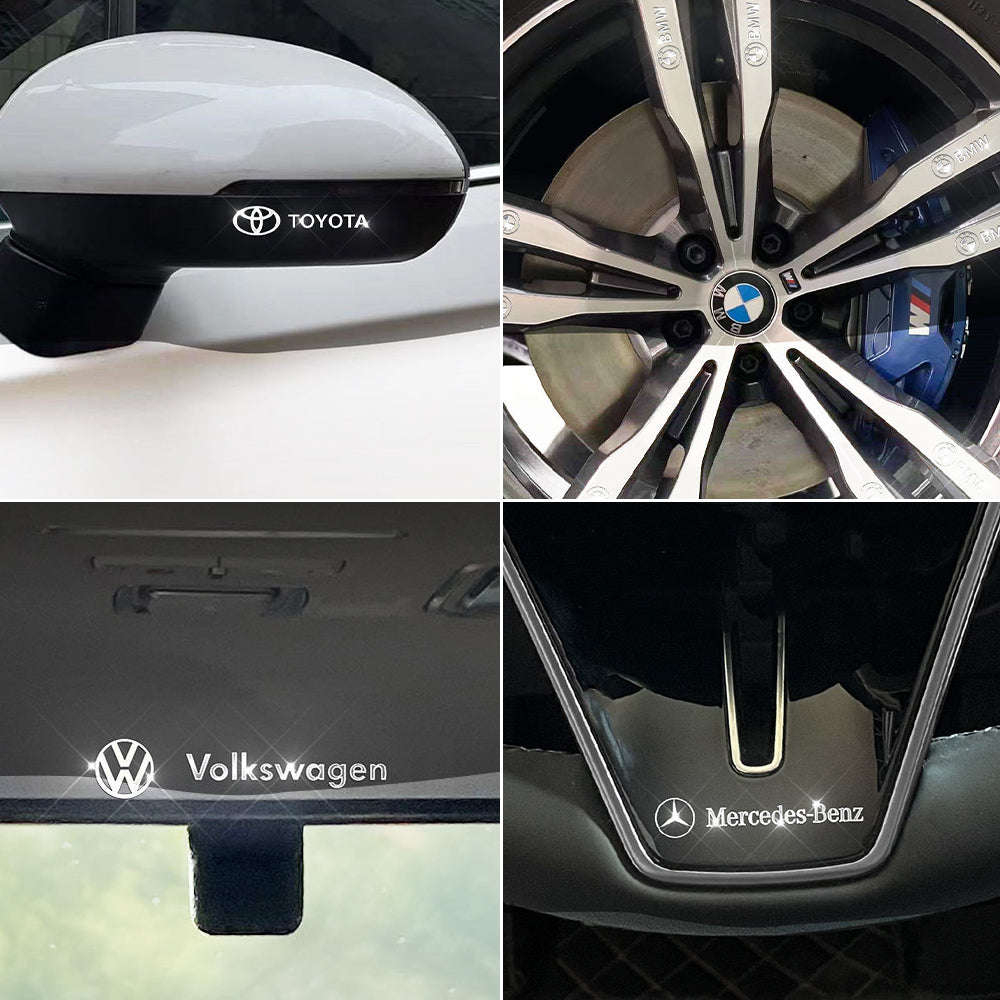 🔥LAST DAY 50% OFF🔥Car Logo DIY Sticker Metal Sticker(5pcs)