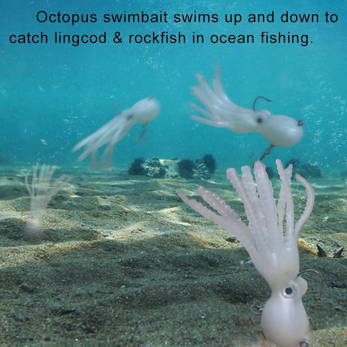 Octopus Squid Soft Bait Simulated Fake Bait Deep Sea Soft Bait